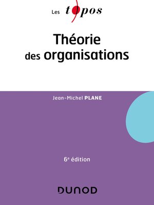 cover image of Théorie des organisations